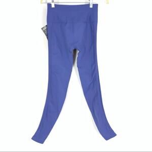 NUX Leggings Side Cut Out Periwinkle Blue Medium NWT